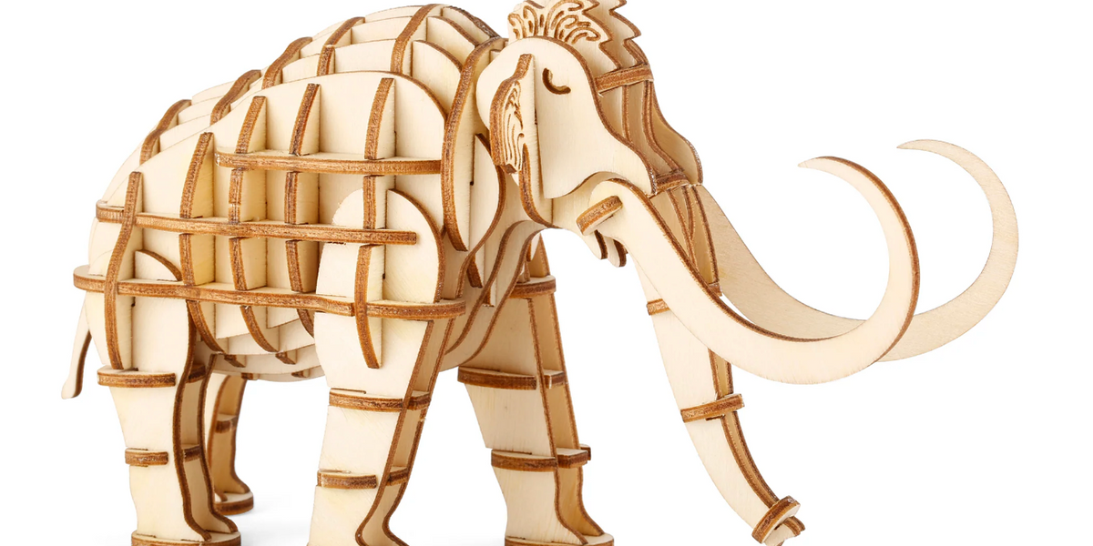 NORIKO BOX(30th Anniversary Mammoth Edi… Mammoth 3D Wooden Puzzle — Peppercorn