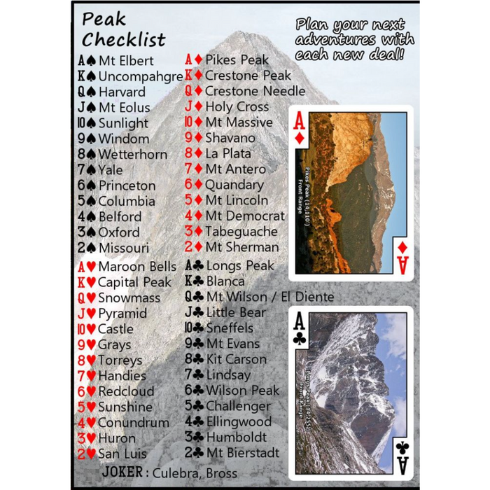 Cards Playing 14er