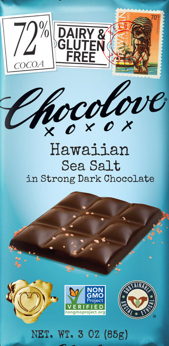 Chocolove Hawaiian Sea Salt Strong Dk