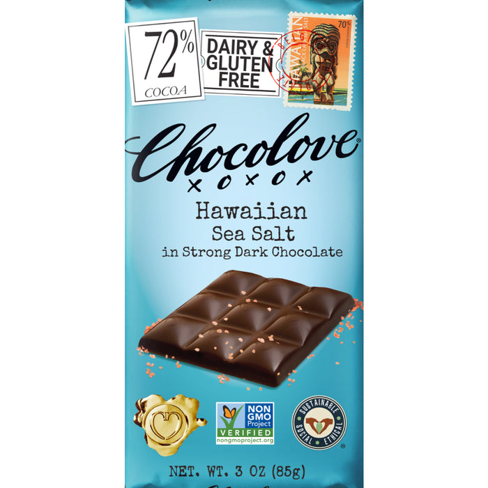 Chocolove Hawaiian Sea Salt Strong Dk