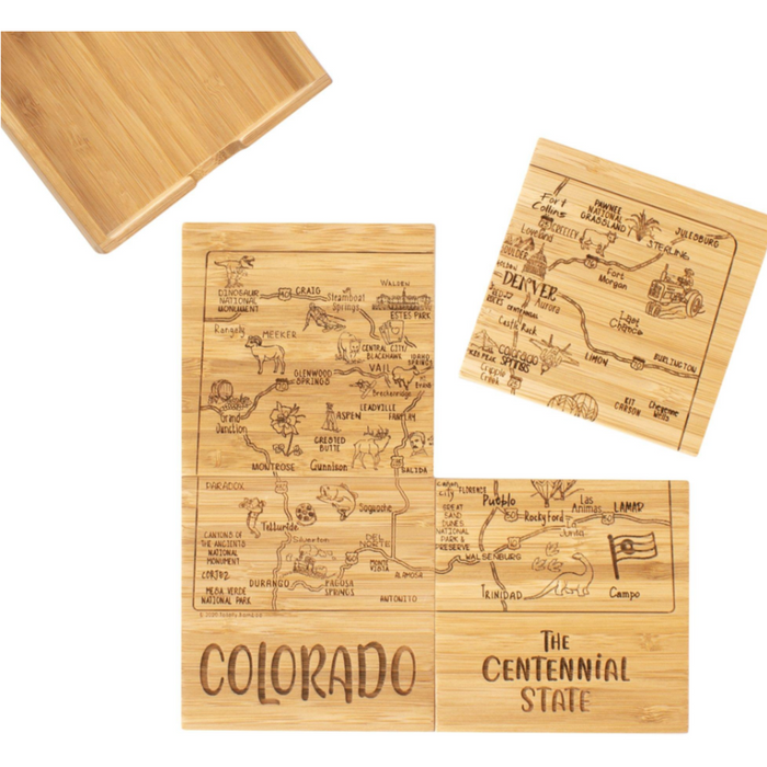 Coasters S/4 Puzzle Colorado
