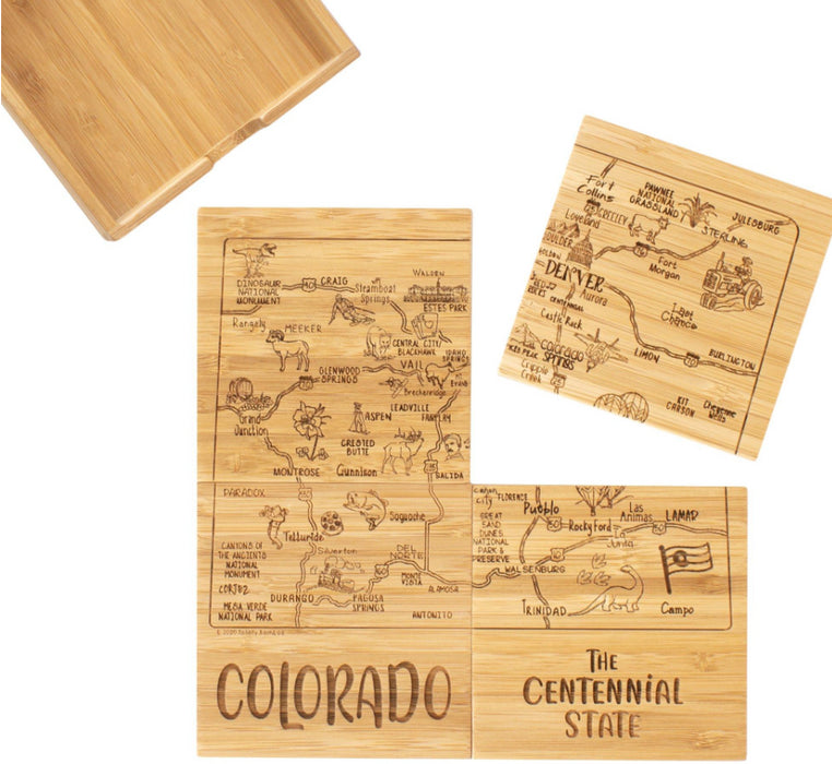 Coasters S/4 Puzzle Colorado