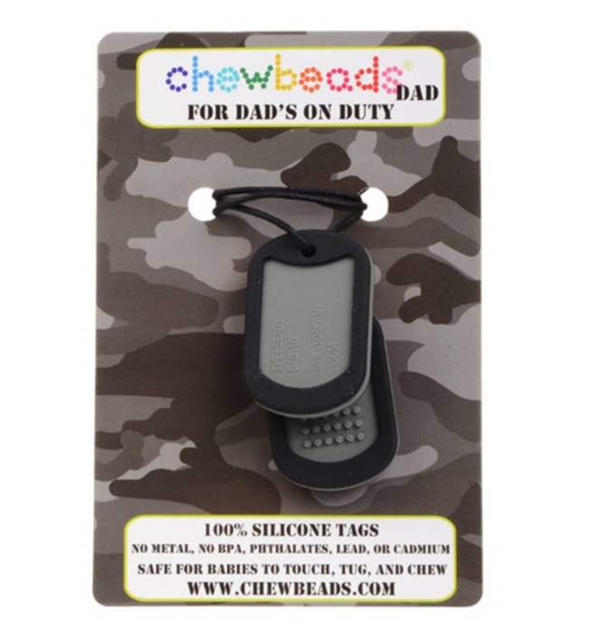 FINAL SALE Dog Tag Black