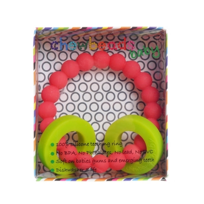 Teether Mulberry Punchy Pink