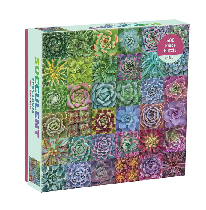 Puzzle 500pc Succulent Spectrum