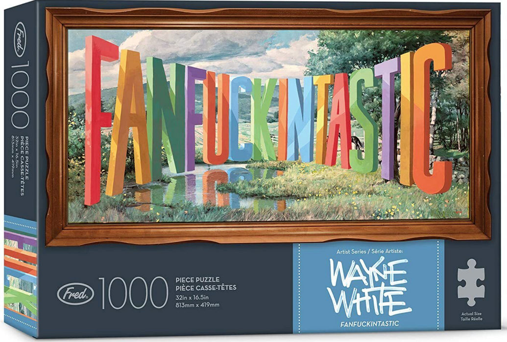 Puzzle 1000pc White Fanfckntastic