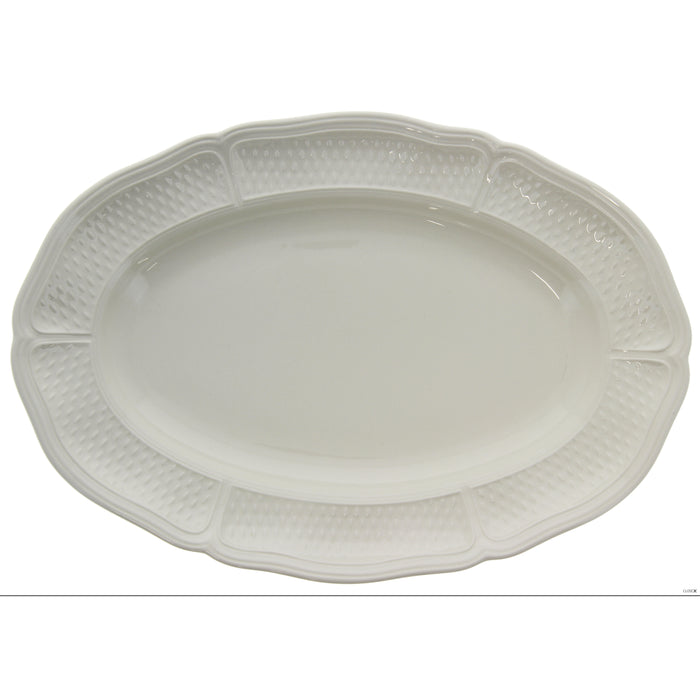 Platter Oval Pont Aux Choux White