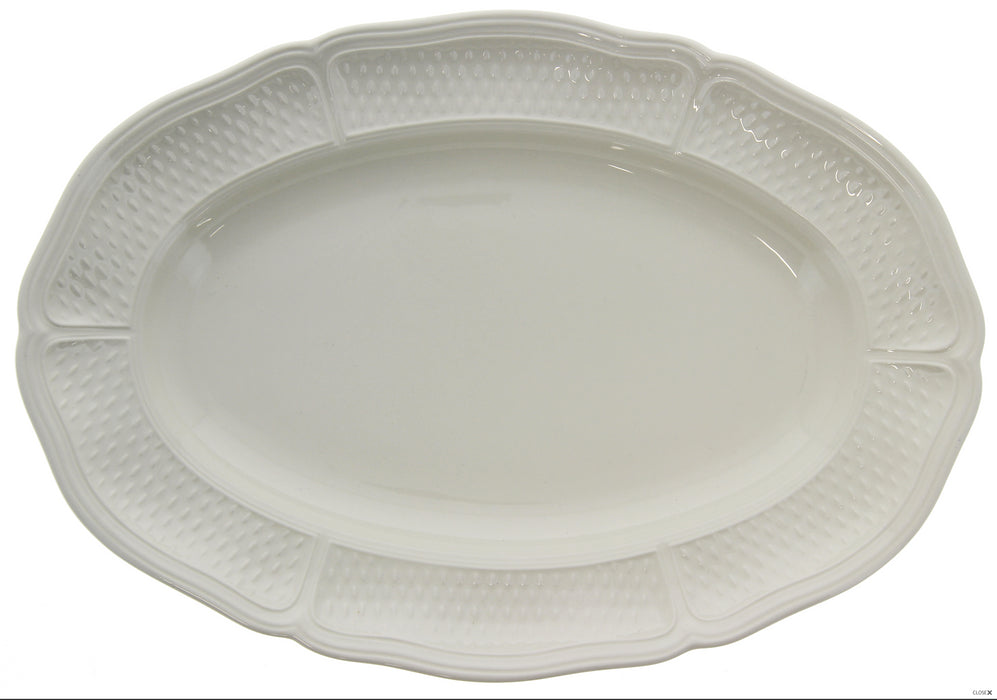 Platter Oval Pont Aux Choux White