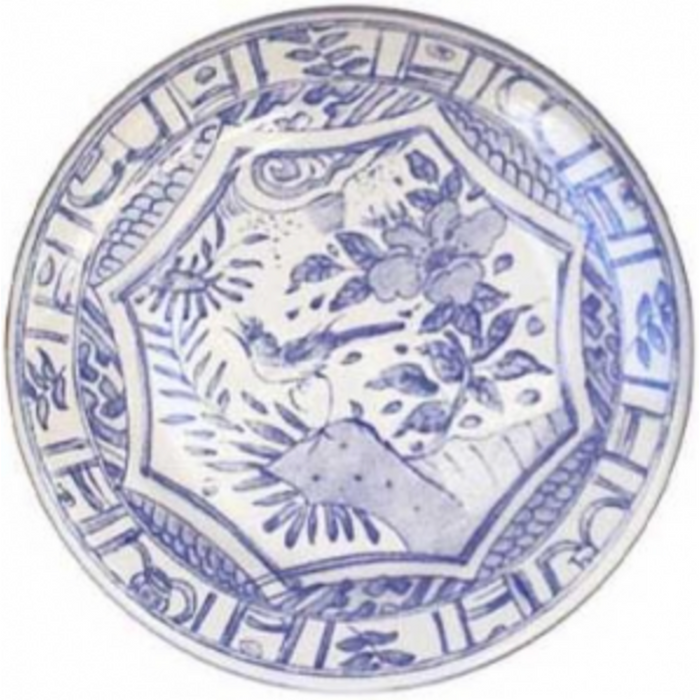 Plate Dinner Oiseau Bleu