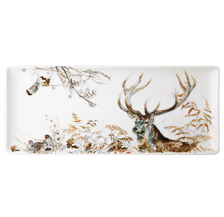 Tray Serving Oblong Sologne Stag