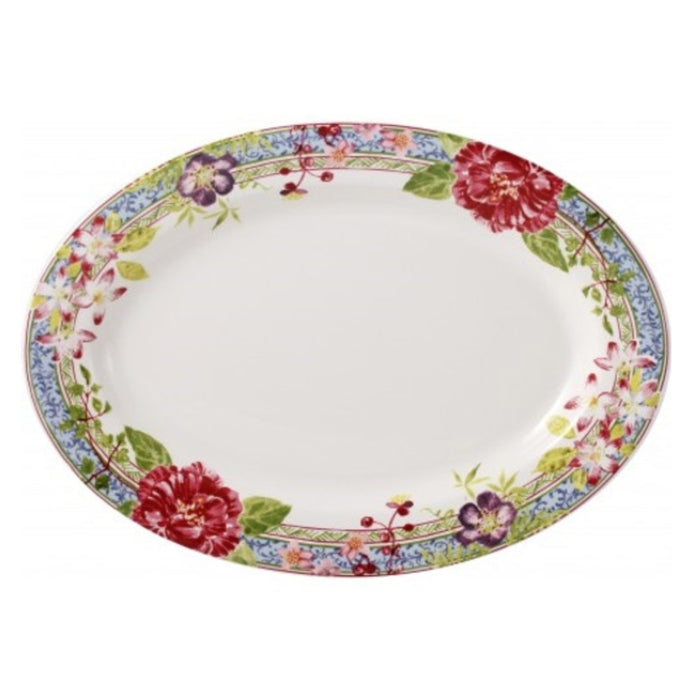 Platter Oval Mille Fleur