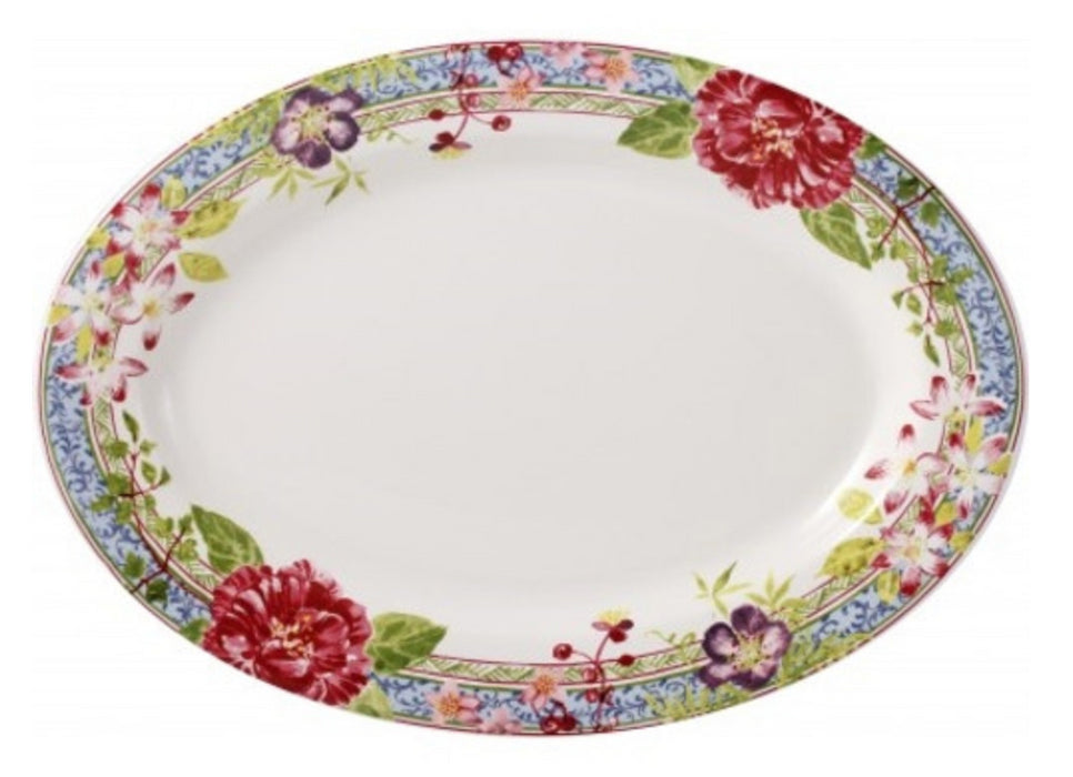 Platter Oval Mille Fleur