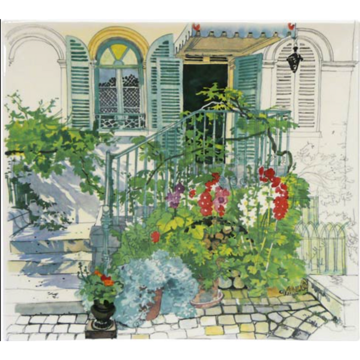 Plate Square Paris A Giverny