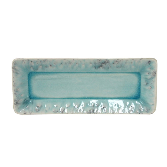 Tray 10.5 Rect Madeira Blue