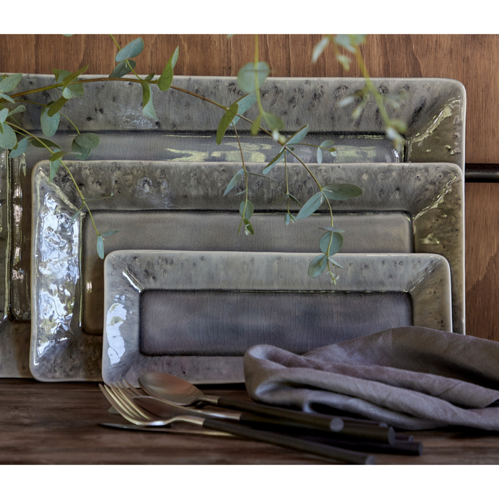 Tray 10.5 Rect Madeira Grey