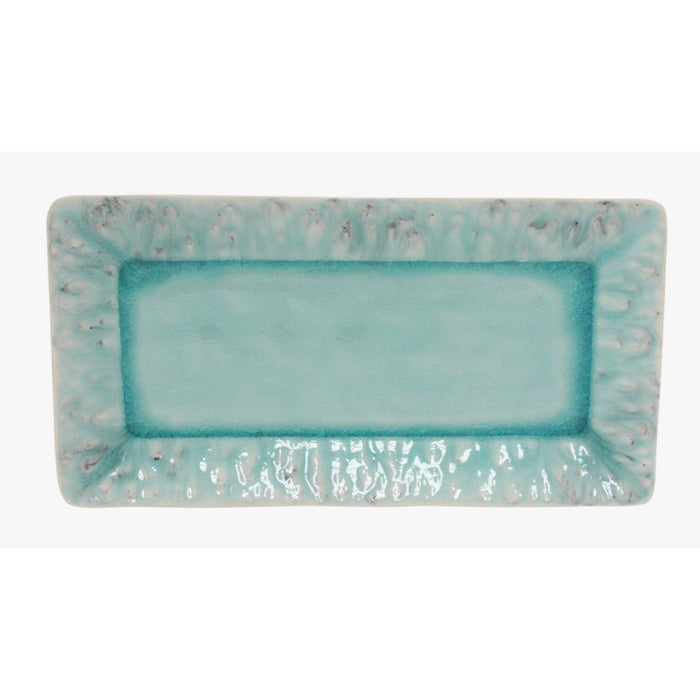 Tray 13.25 Rect Madeira Blue