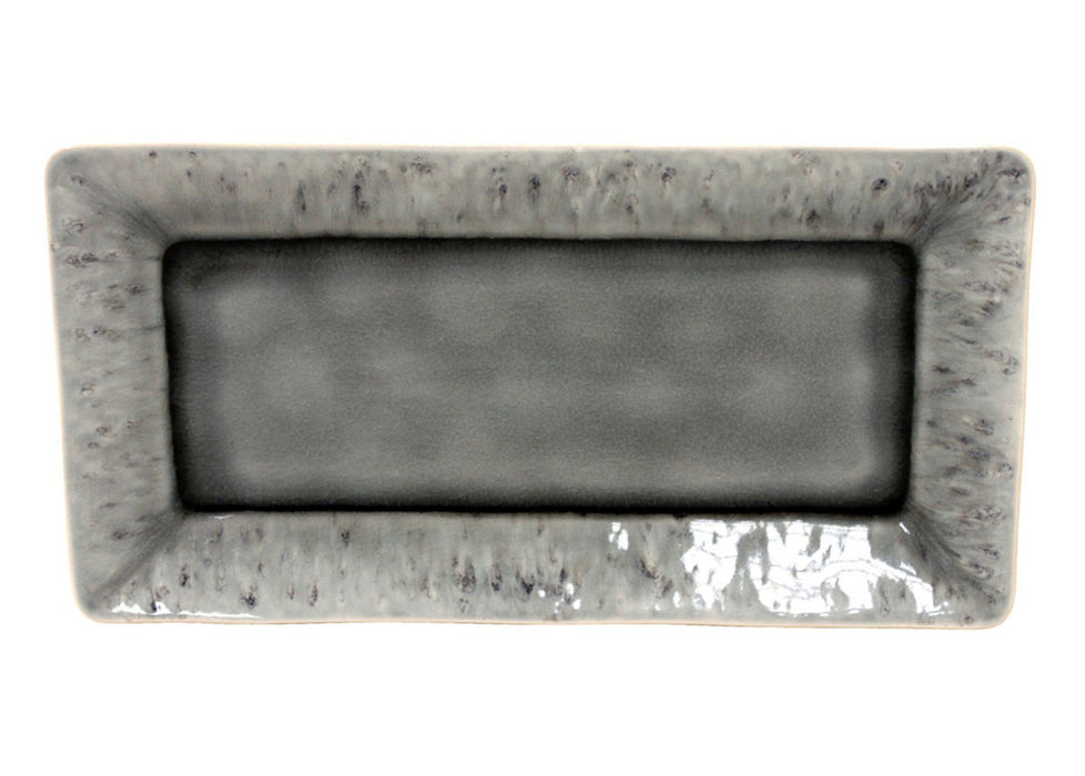 Tray 13.25 Rect Madeira Grey