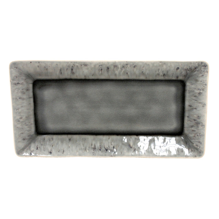 Tray 13.25 Rect Madeira Grey