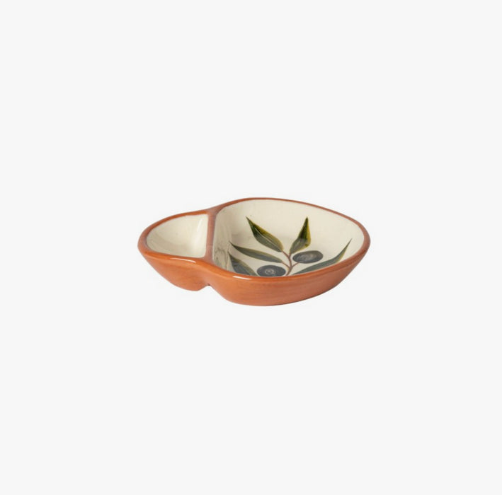 Dish 6" Olive Terracotta