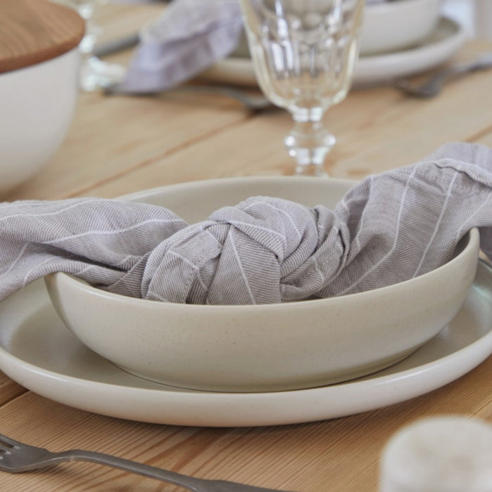 Napkin Lucca Linen/Cotton Grey