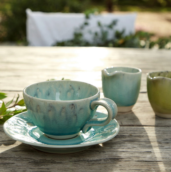 Cup & Saucer Tea Madeira Blue