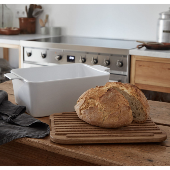 Bread Box Ensemble Oak/Wh 16in