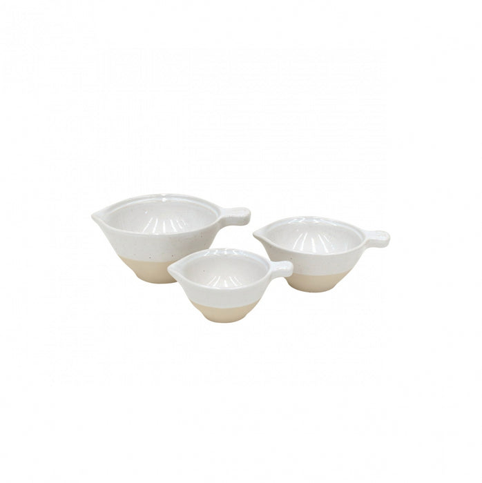 Cups Measuring S/3 Fattoria White