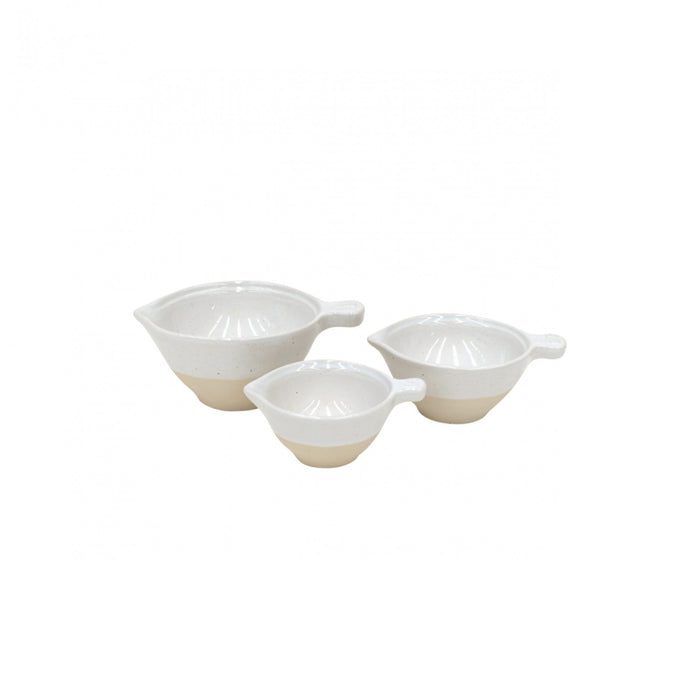 Cups Measuring S/3 Fattoria White