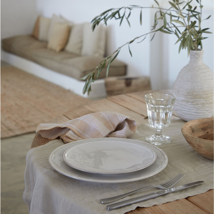 Plate Salad Fontana White