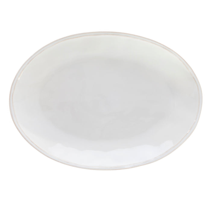Platter Oval Fontana White