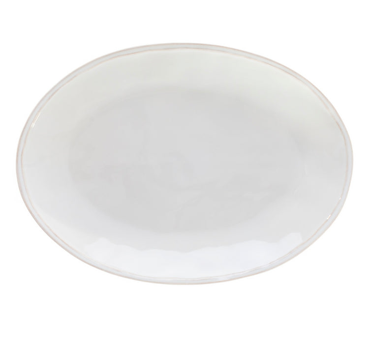 Platter Oval Fontana White