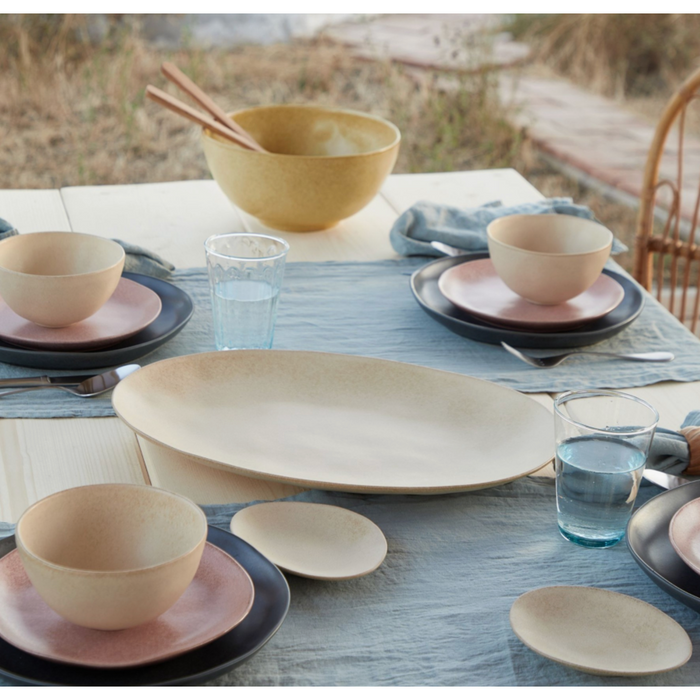 Platter 18 Oval Champagne Livia