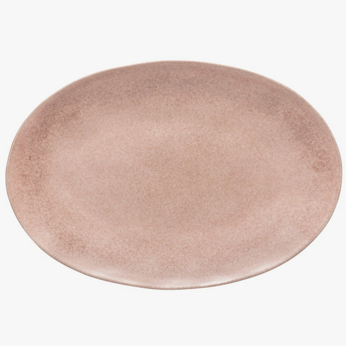 Platter 18 Oval Pink Livia