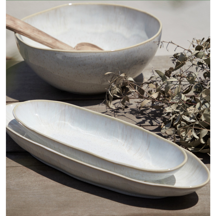 Platter 13 Oval Eivissa Sand Beige