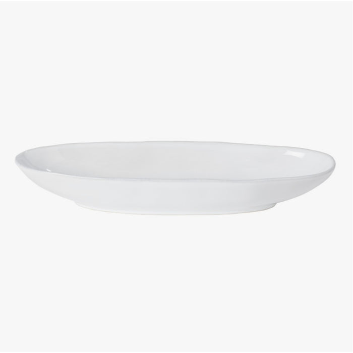 Platter Oval Livia White