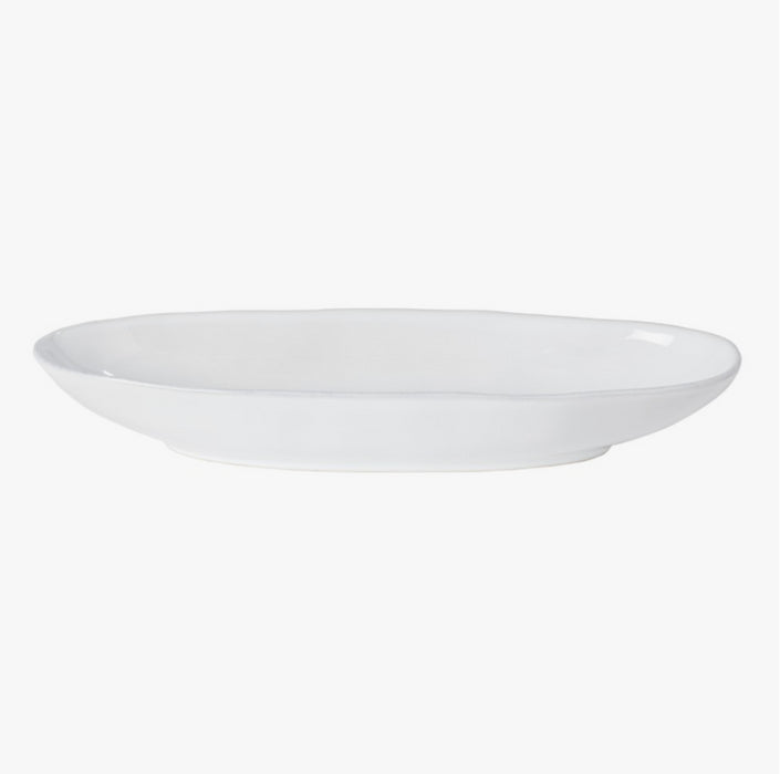 Platter Oval Livia White