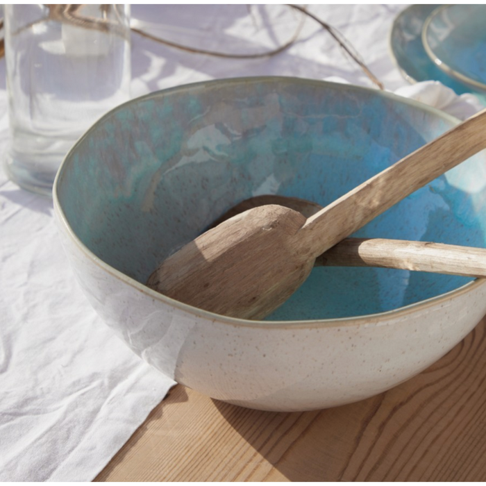 Bowl Serving Eivissa Sea Blue 11in
