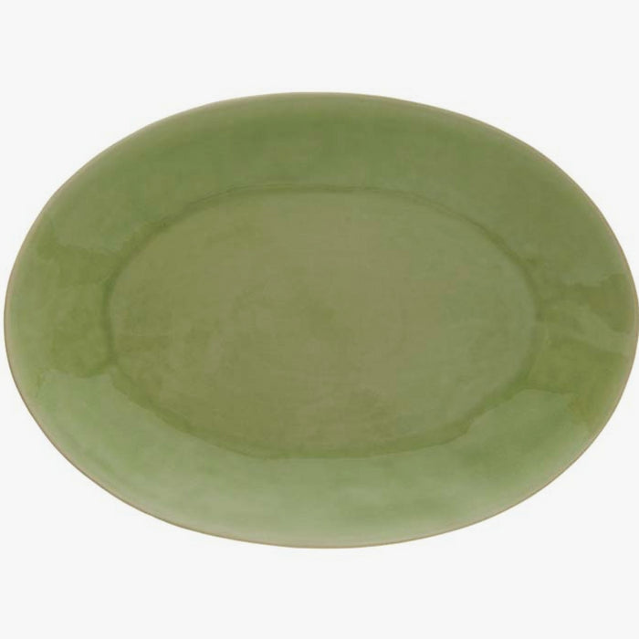 Platter Lg Oval Riviera Vert Frais