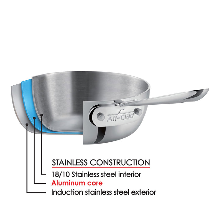 Saute Pan w/lid 3Qt