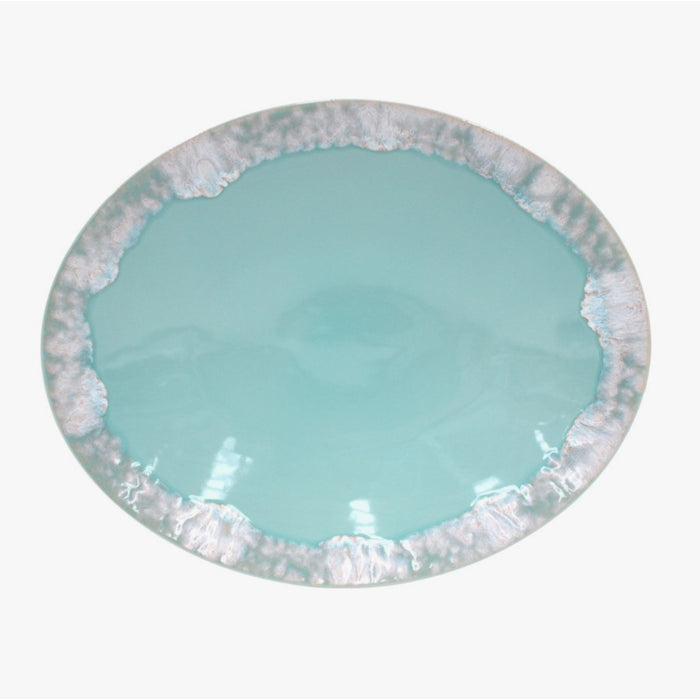 Platter Oval Taormina Aqua