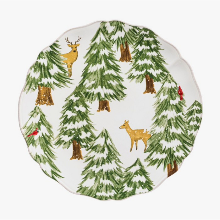 Plate/Charger Nutcracker White
