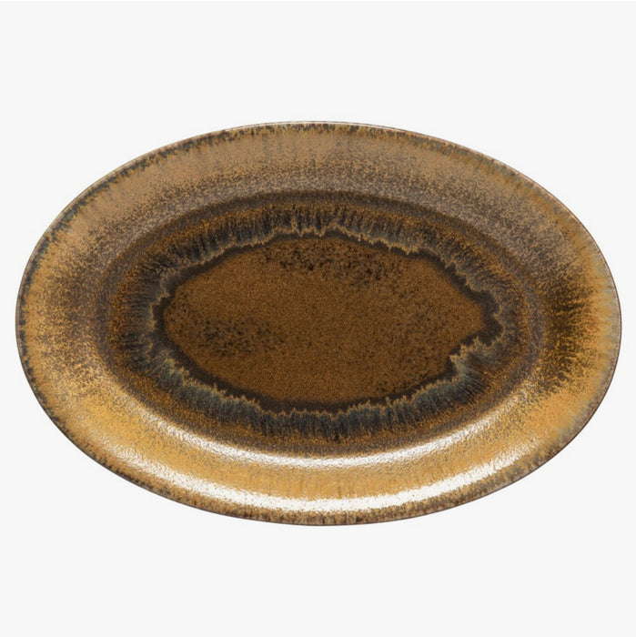 Platter Poterie Oval Mocha 18in