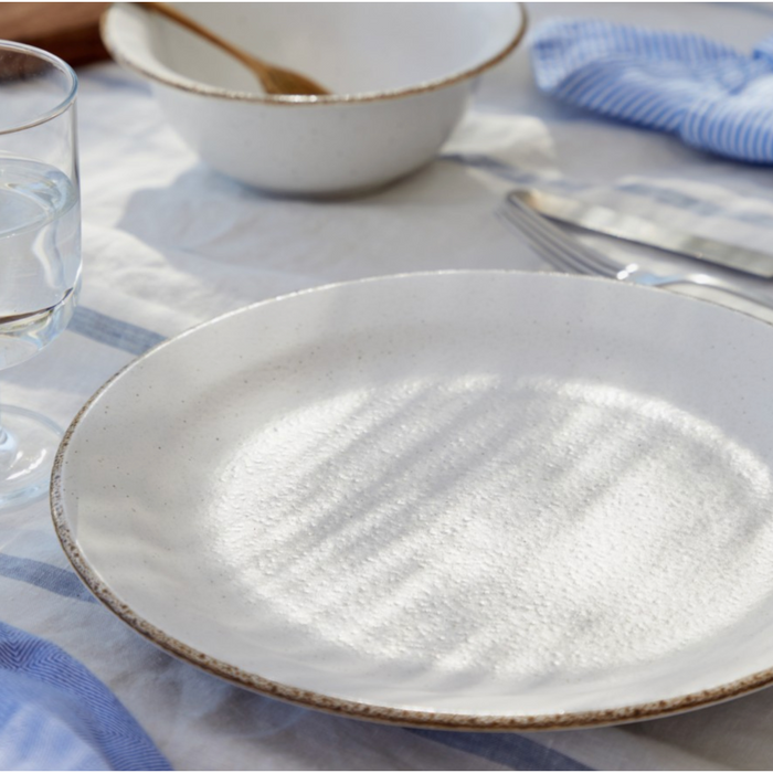 Plate Dinner 11 Positano White