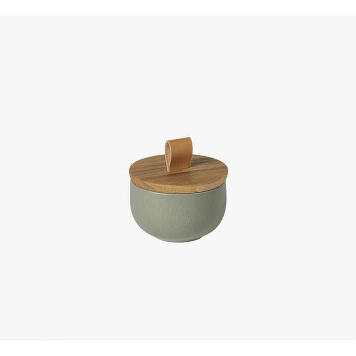 Salt Cellar w/Oak Lid Artichoke Pacifica