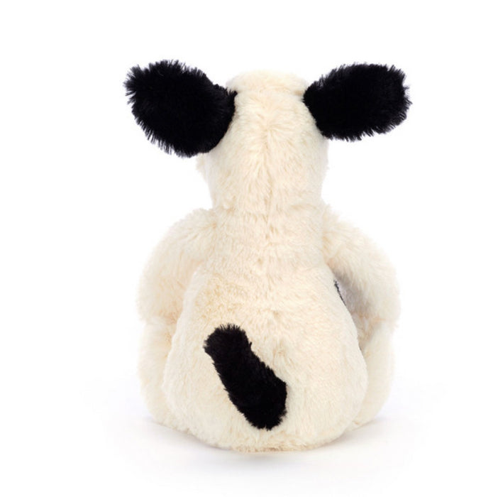 Bashful Puppy Black & Cream Sm