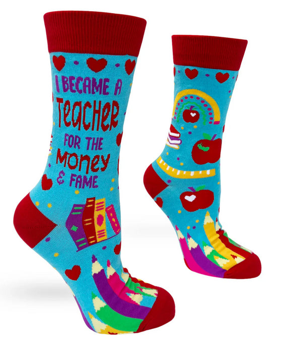 Socks Crew I Became a Teacher