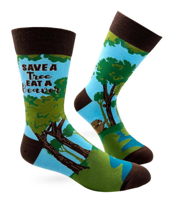 Socks Save Tree Eat Beaver