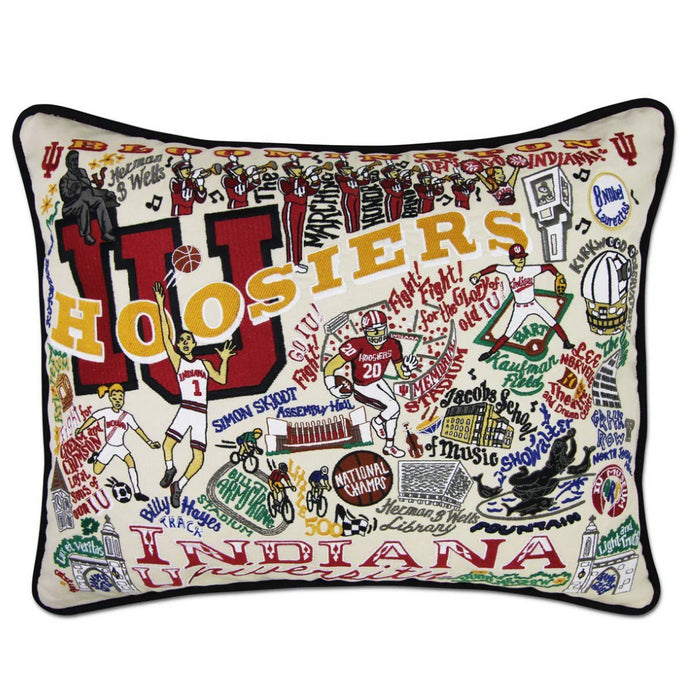 Pillow Embroidered Indiana University