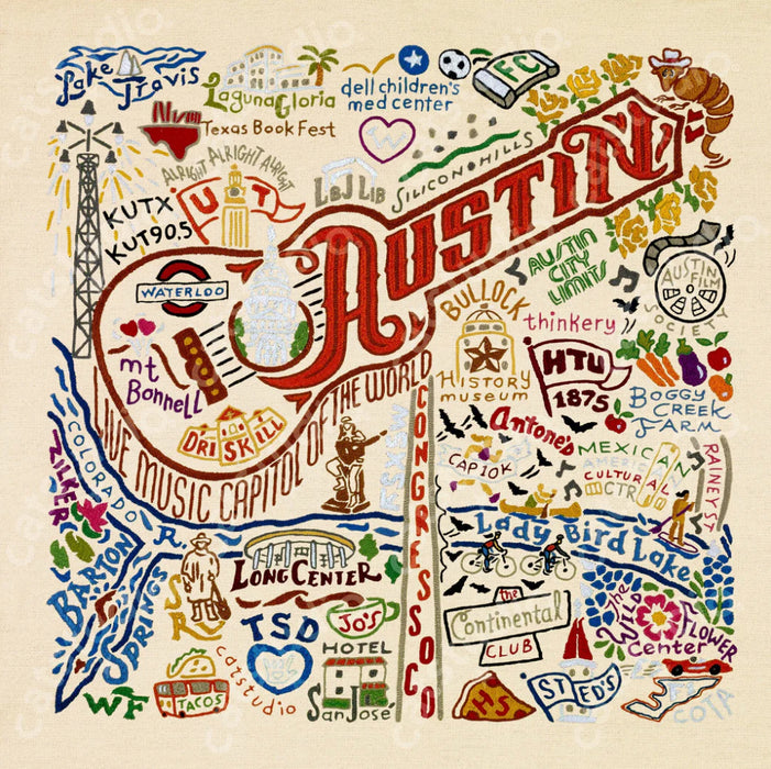 Art Print Austin 8x8