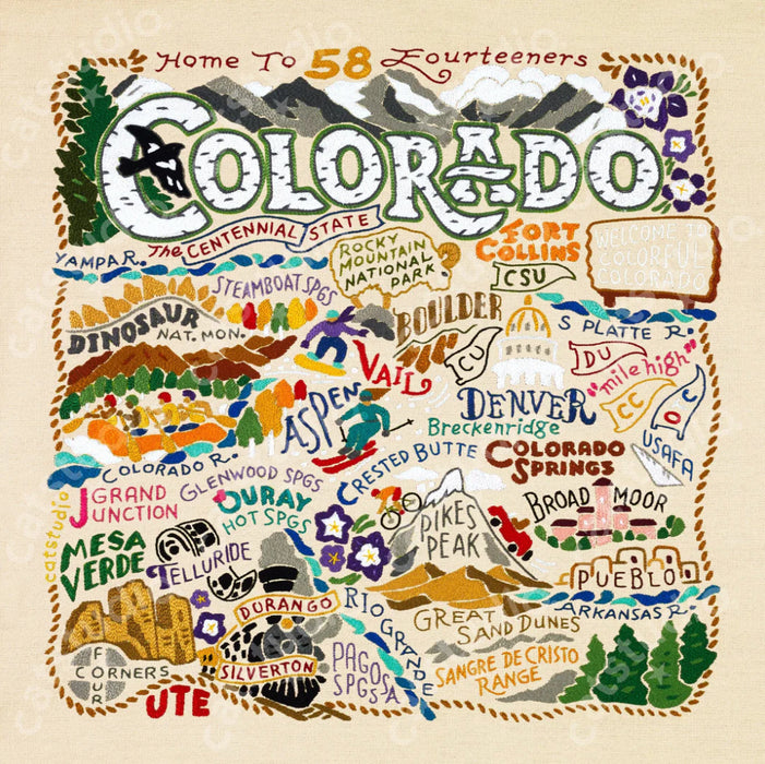 Art Print Colorado 10x10